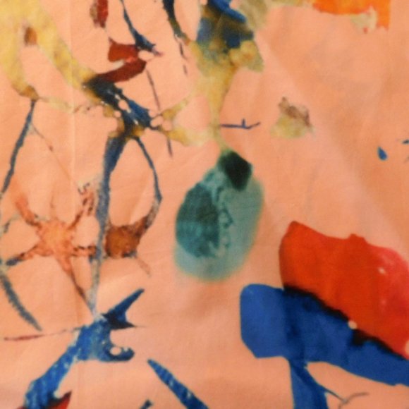 Misslook Dress XL Pink Abstract Print Sleeveless Pullover Cotton Polyester - Picture 7 of 11